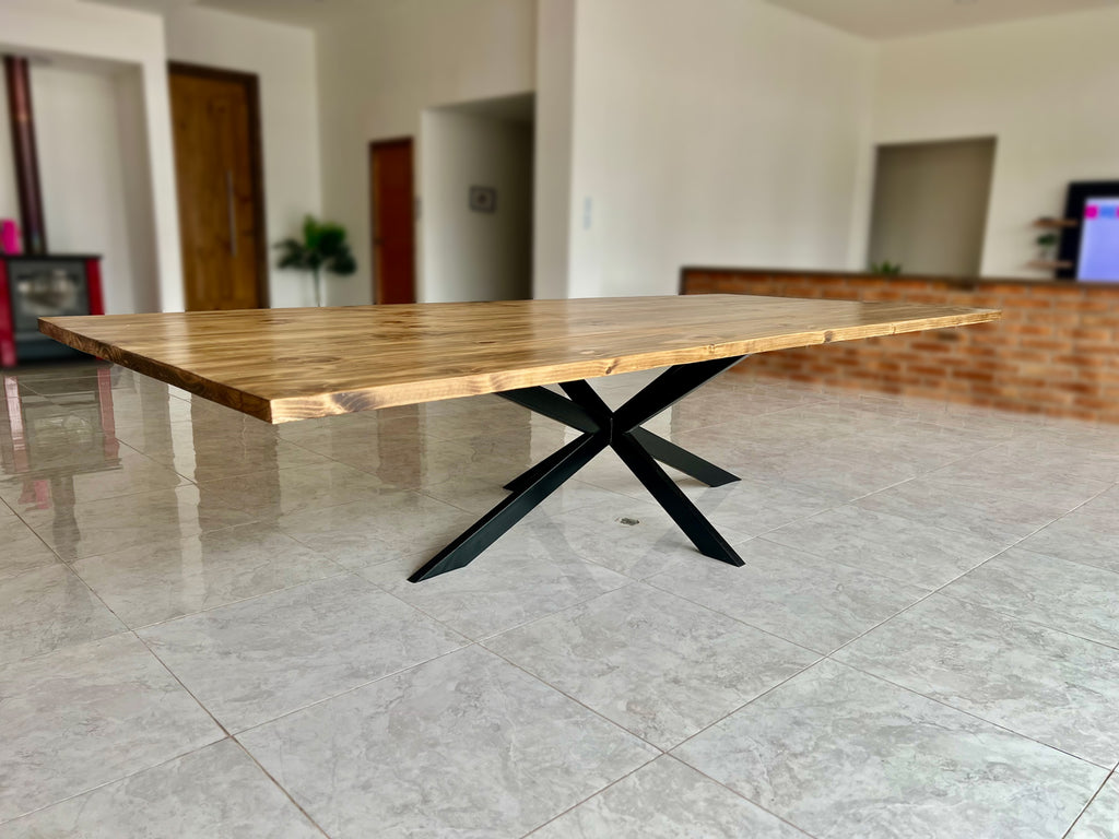 MESA DOBLE X // Tamaño L (Para 8-10 Personas) (280 x 115cms)