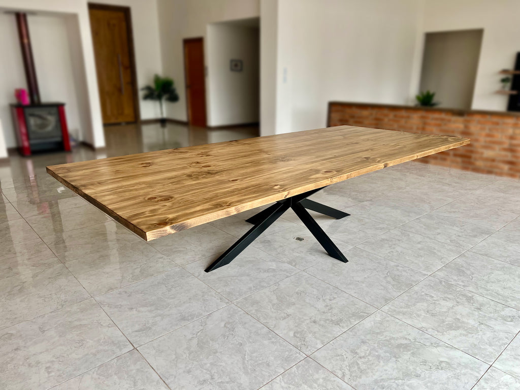 MESA DOBLE X // Tamaño L (Para 8-10 Personas) (280 x 115cms)