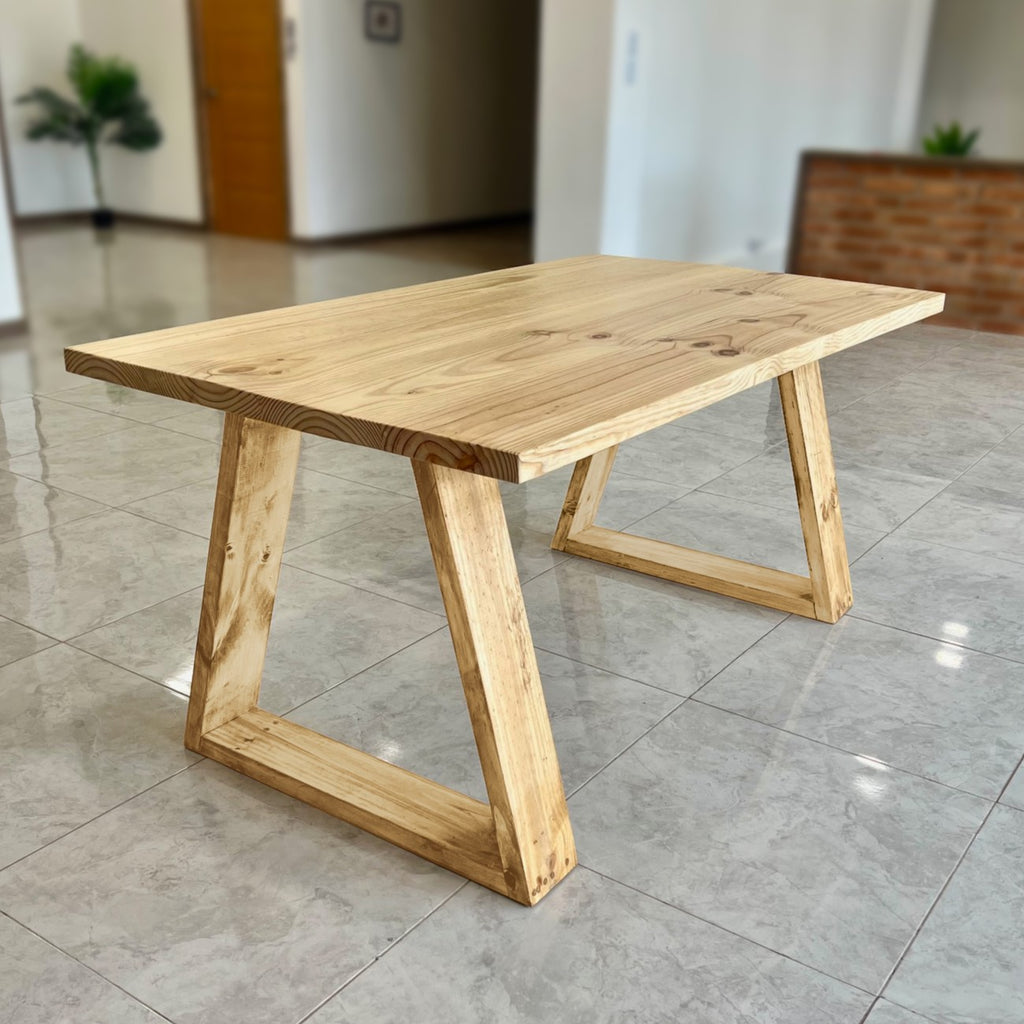 MESA V - Base madera // Tamaño S (Para 4-6 Personas) (160 x 90cms)