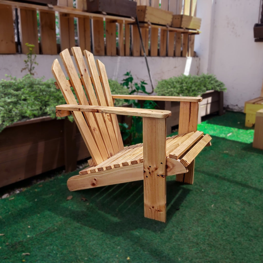 Kit de 2 Sillas Adirondack // Incluye Mesa bar de Regalo