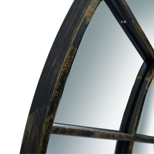 Espejo de 100 cm estructura de acero terminación Bronce envejecido